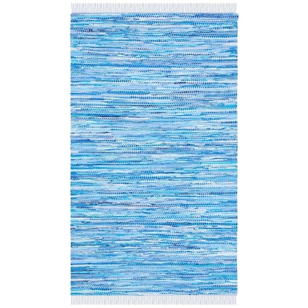 Safavieh 8 x 10 ft. Montauk Flat Weave Rectangle Area Rug, Blue MTK251M-8